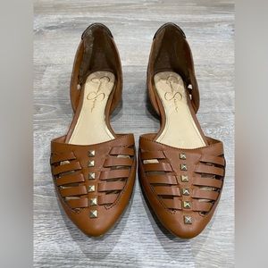 Brown flats by Jessica Simpson